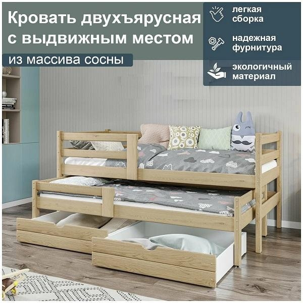 Рейтинг лучших выдвижных кроватей &ndash; оптимальное решение для семей с двумя детьми