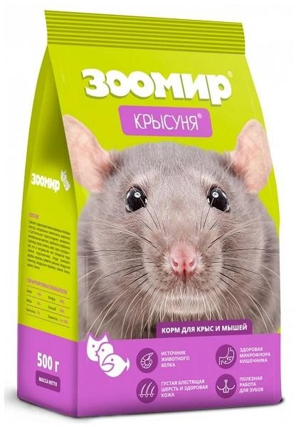 Лучший корм для крыс &ndash; залог долголетия и здоровья вашего питомца