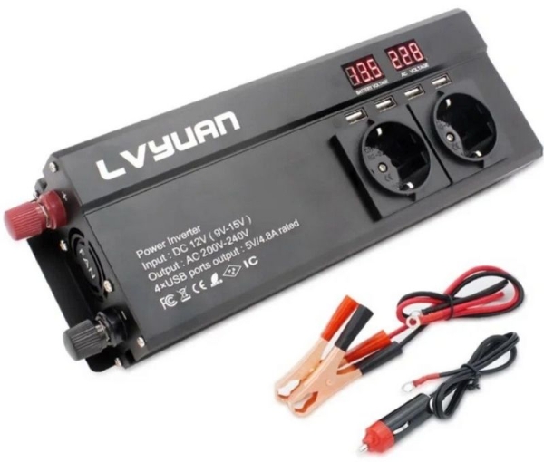 Рейтинг лучших автомобильных инверторов 12/220V и 24/220V 2025 года Рейтинг лучших автомобильных инверторов 12/220V и 24/220V 2025 года